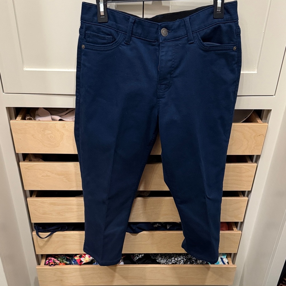 Liz Claiborne Navy Crop Pants